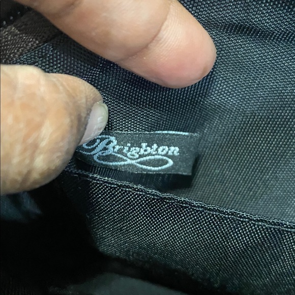 Brighton Elegant Brown Woven Crossbody Bag - Picture 6 of 11